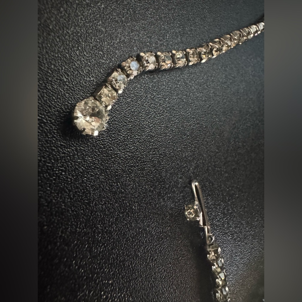 WEISS Rhinestone Necklace - Picture 2 of 8